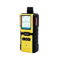 battery operated co h2s o2 lel 4 gas detector