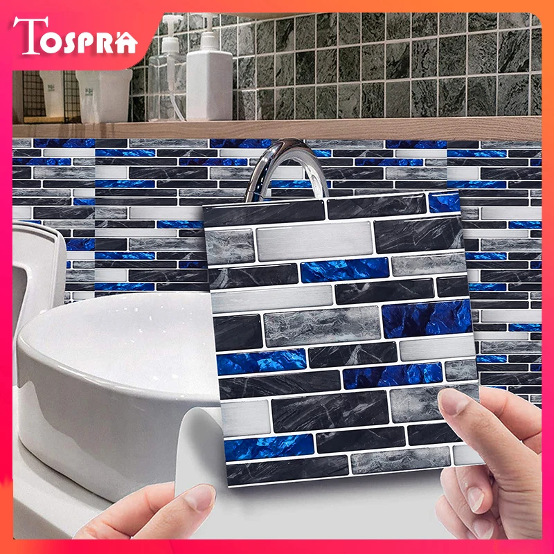 Самоклеющиеся водонепроницаемые наклейки для кухни ванной ПВХ 10 шт./компл. | Дом и