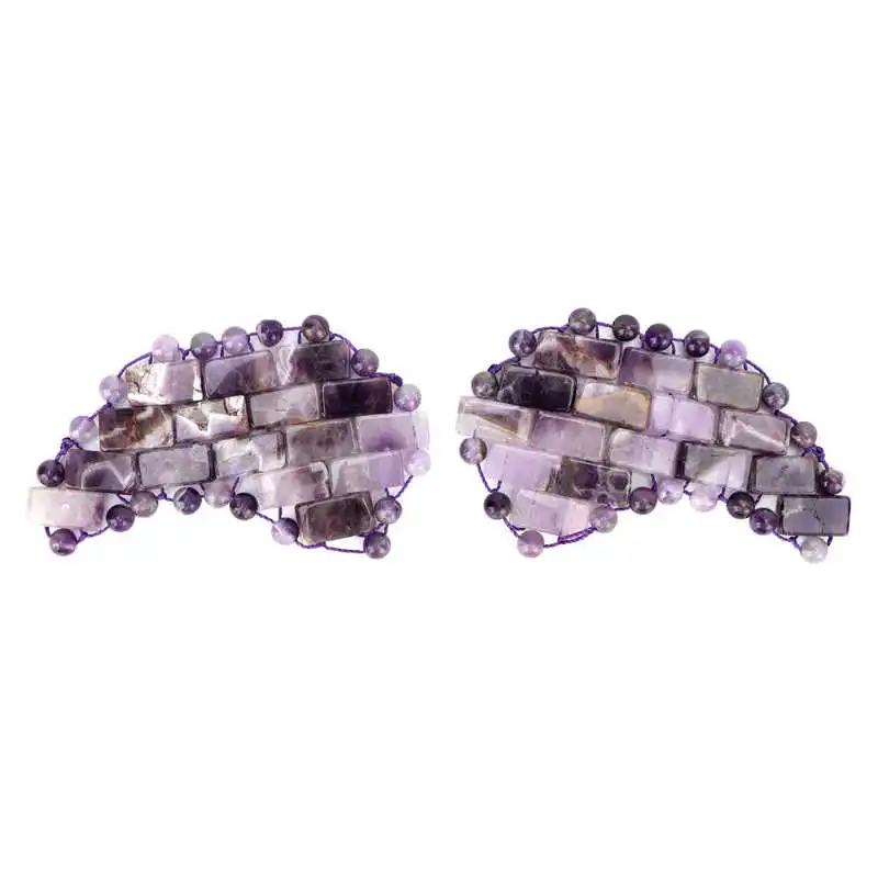 

Jadestone пластырь для глаз с аметистом, Профессиональный Чехол для глаз для дома и путешествий