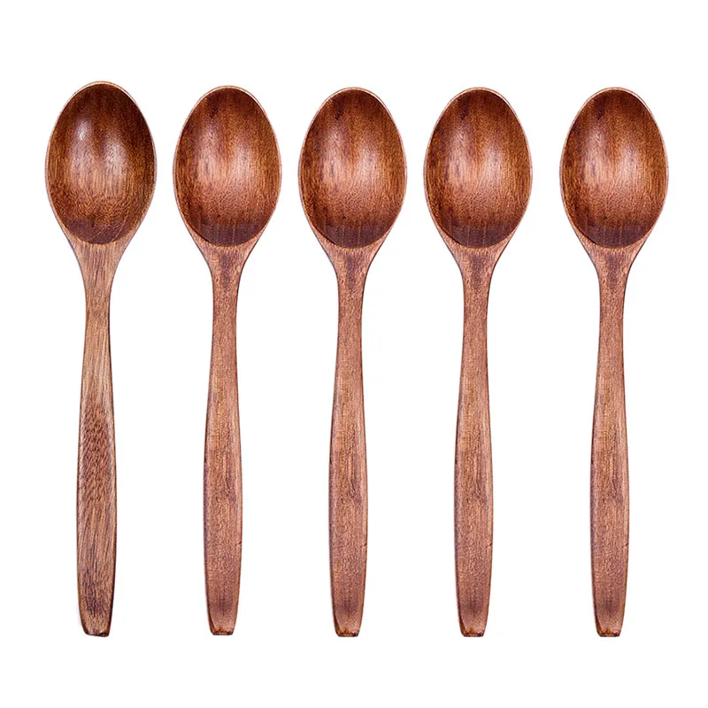 

Wooden Spoon Household Tableware Porridge Bowl Chinese Bamboo Rice Spoon Japanese Cuisine Spoon Tableware