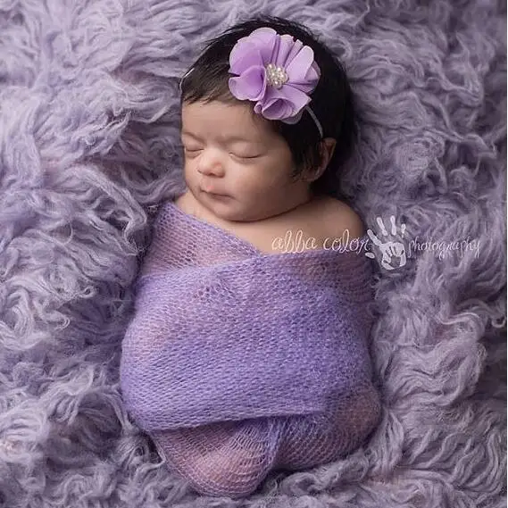 

40*60CM Newborn Baby Photo Props New Born Mohair Wrap Hundreds of Suns Gifts Photography Props Background for Photo Studio