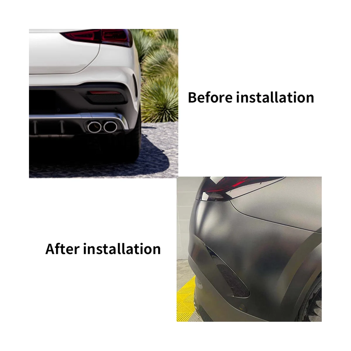 Сплиттер для заднего бампера автомобиля спойлер утюжок декорирование