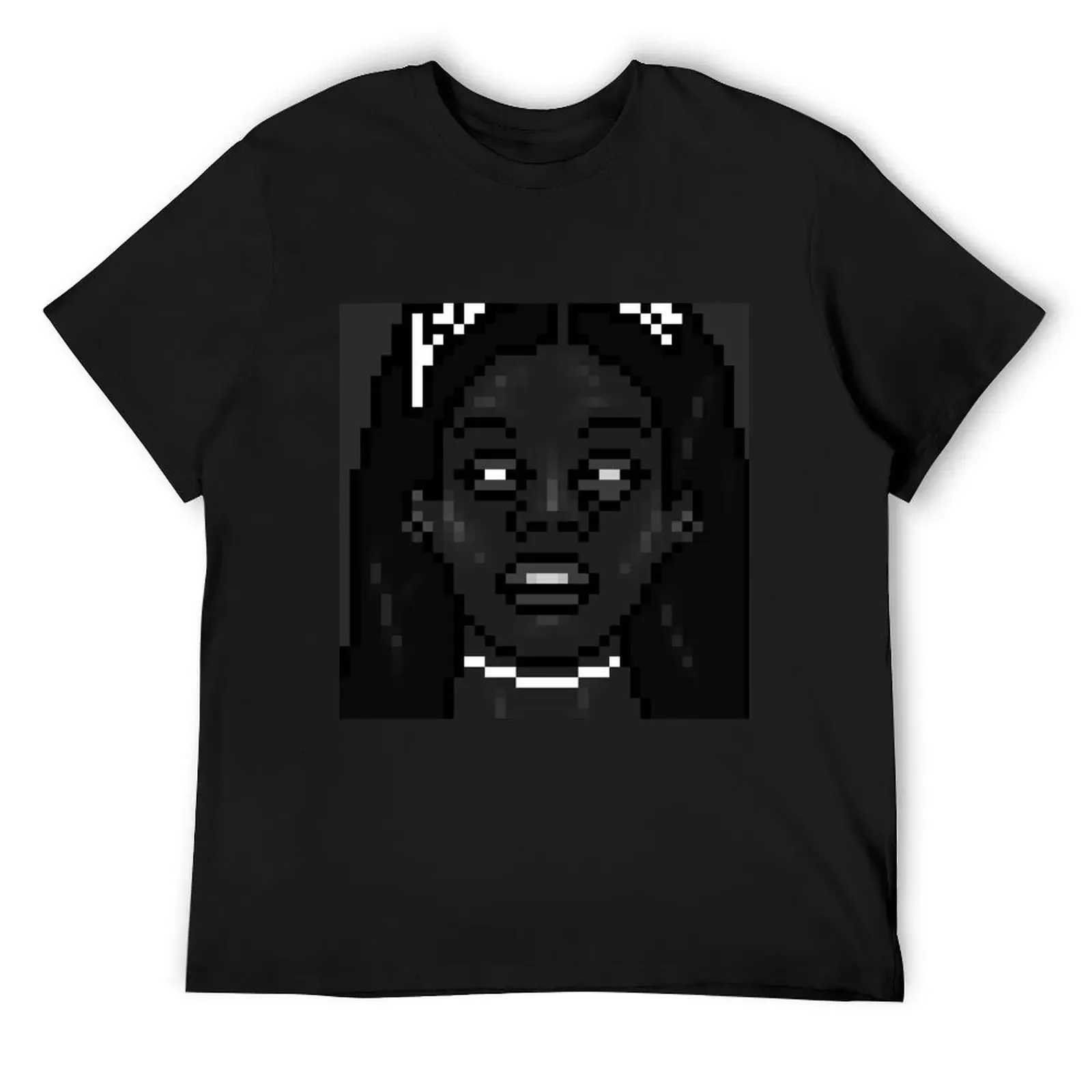 Футболка Azealia Banks Yung Rapunxel Pixel Art большие футболки с аниме возвышенные в тяжелом