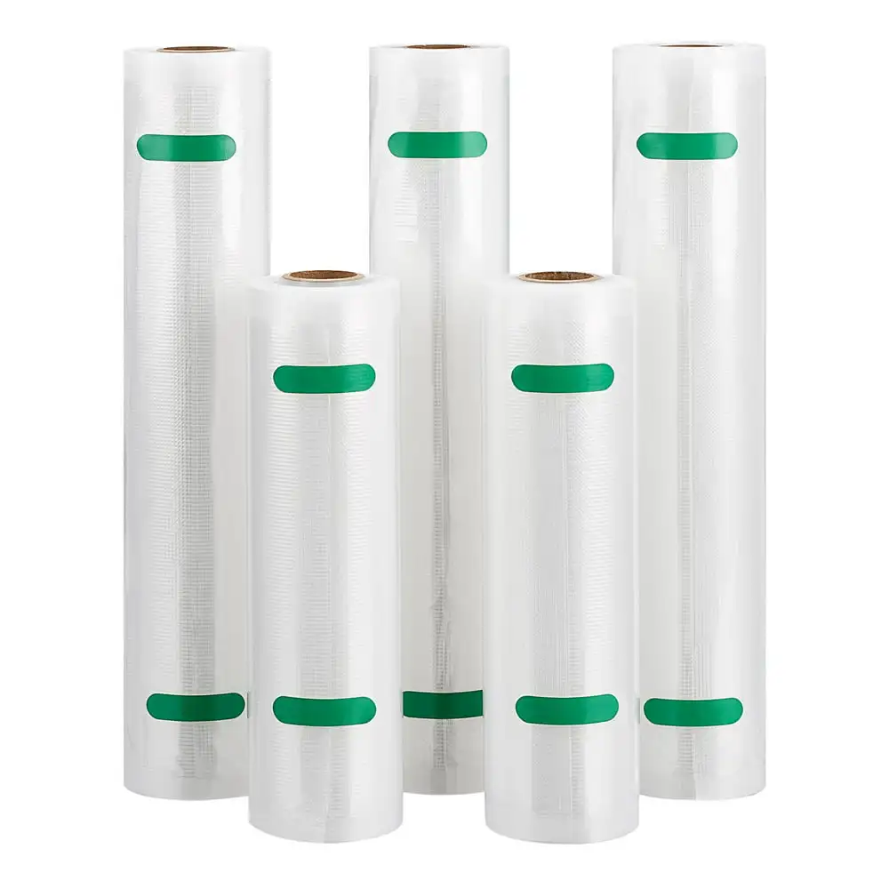 

Food Grade Vacuum Sealer Bags, 1 Pack, 5 Rolls, Assorted Sizes