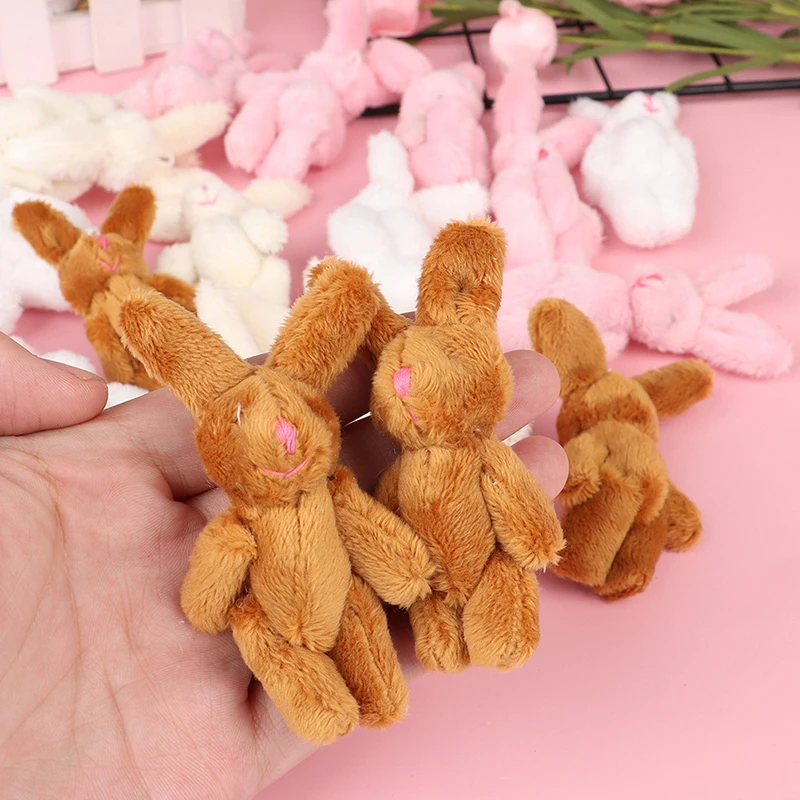

Bunny Plush Mini Rabbit Doll Bouquet Doll Rabbit Plush Rabbits Soft Hare Toy Rabbit Toy Plush Toys Mini Joint Rabbit Pendant