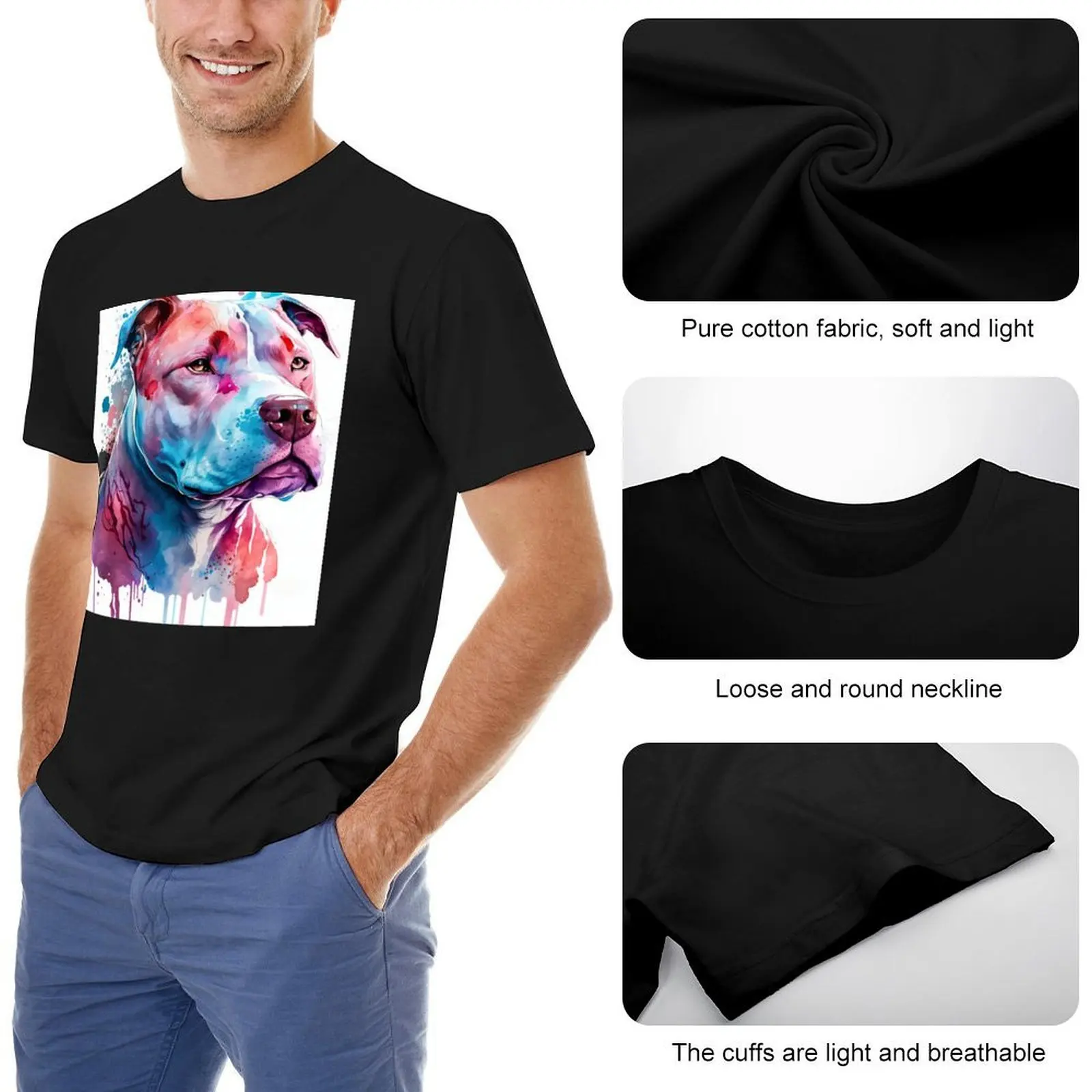 Футболка Собаки — мои любимые люди с ретриверами питбуль-терьером мужская