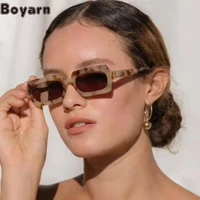 boyarn fashion hip hop glasses gafas de sol polygon candy color sunglasses eyewear new retro small frame sunglasses