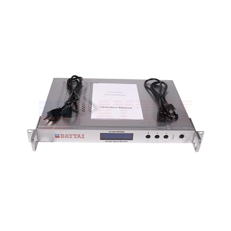 Оптический волоконный спутниковый передатчик и приемник