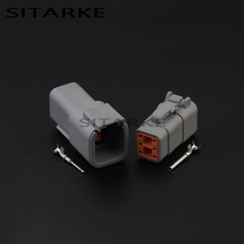 

5 Sets 6 Pin Truck Engine Engine Wiring Harness DTM Plug Transmission Power Connector for Heavy Truck Excavator