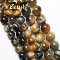 5a natural dream tiger eye beads round loose stone beads for jewelry making diy bracelet necklace accessories 15 4 6 8 10 12mm