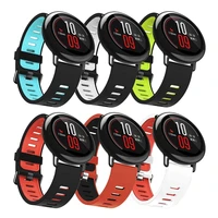 wrist strap 22mm sports silicone bands for xiaomi huami amazfit bip bit pace lite youth smart watch replacement band smartwatch