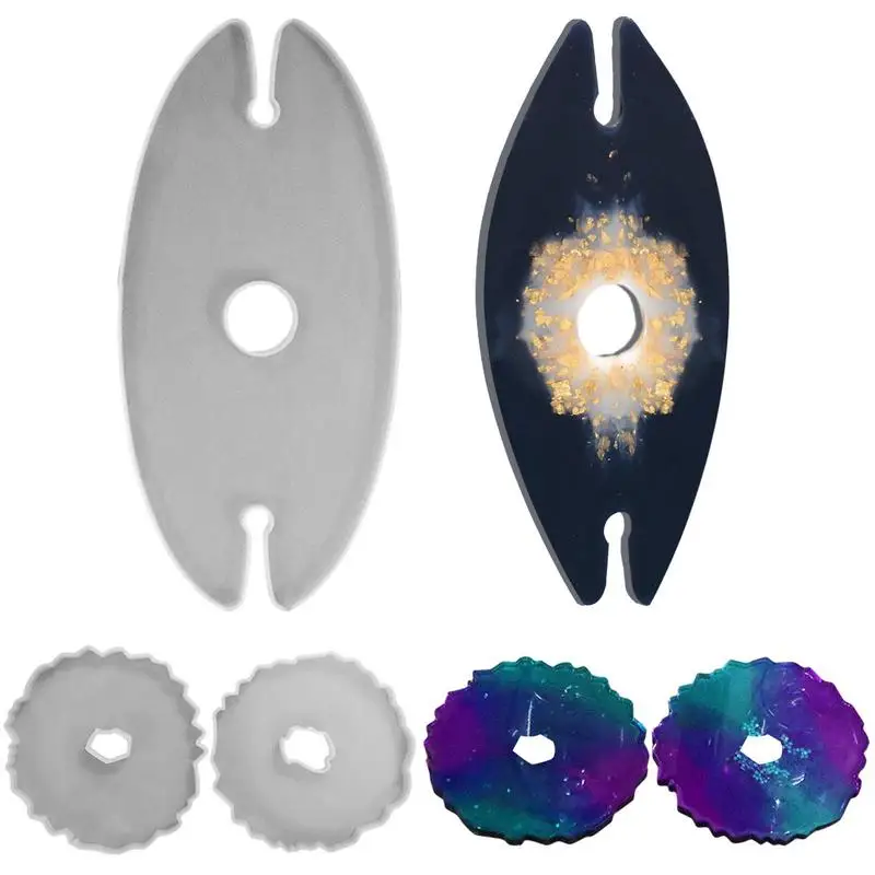 Wine Glass Holder Resin Mould Wine Butler Silicone Molds Wine Glass Holder Mold Thick Epoxy Resin Casting Molds For Wine Bottle