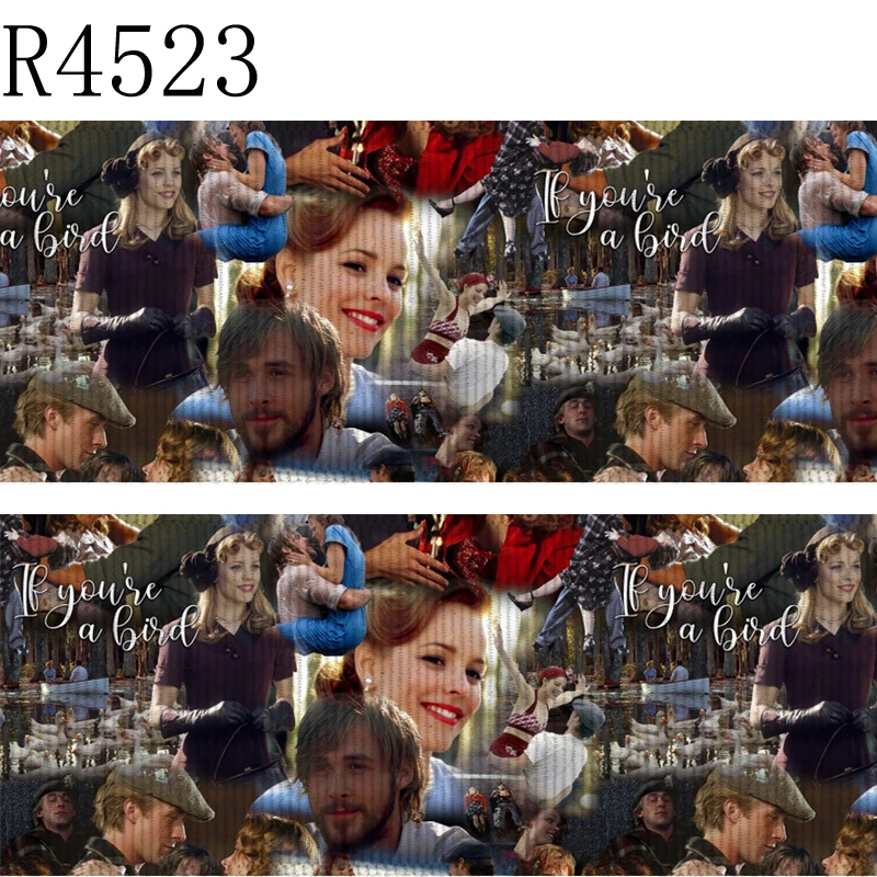 

50 ярдов, 7/8 дюймов, 1 дюйм, 1,5 дюйма, 2 дюйма, 3 дюйма, мультяшная корсажная лента с принтом черепашек-ниндзя R4523