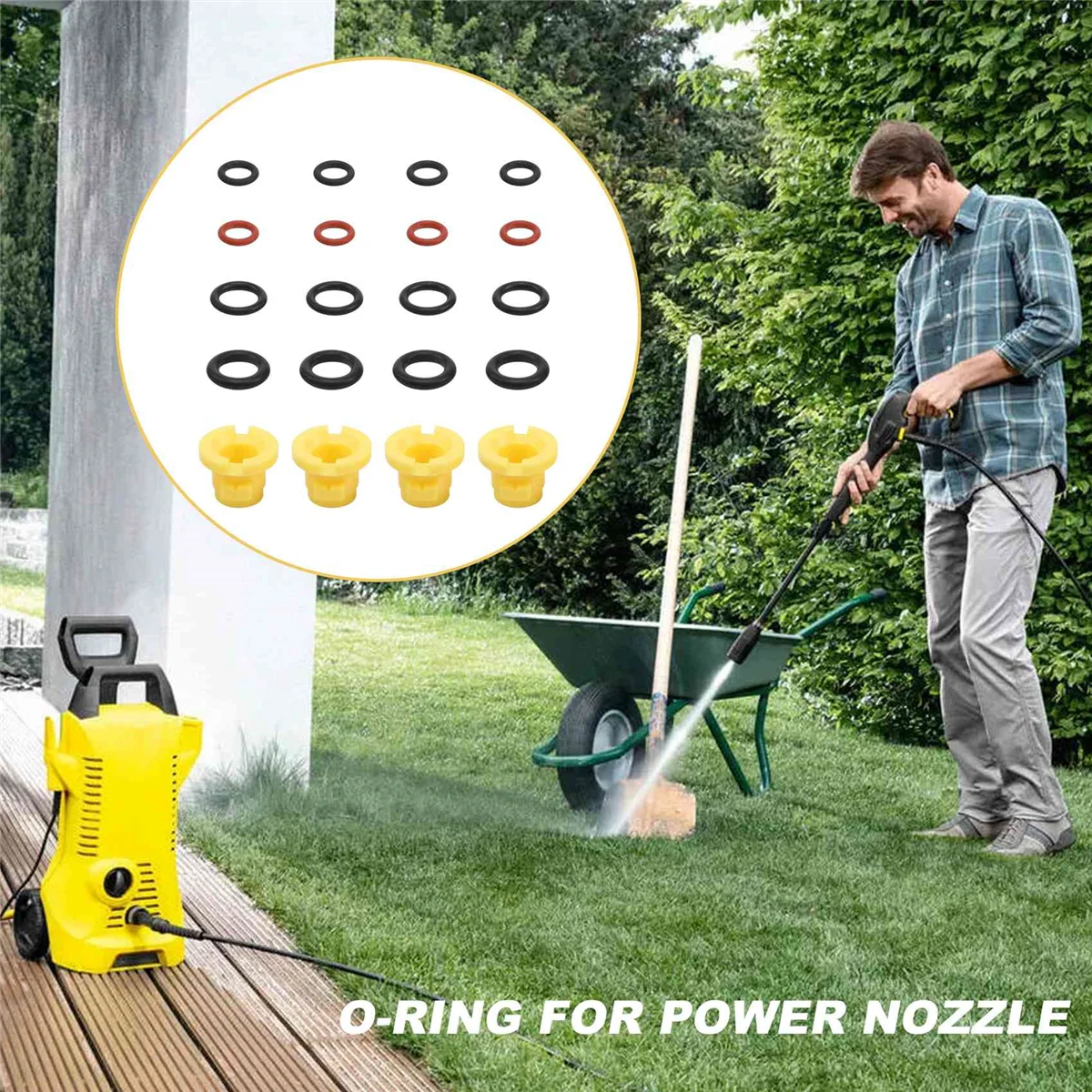 Уплотнительное кольцо для шланга Karcher запасное уплотнительное 2 640-729 0 резиновое