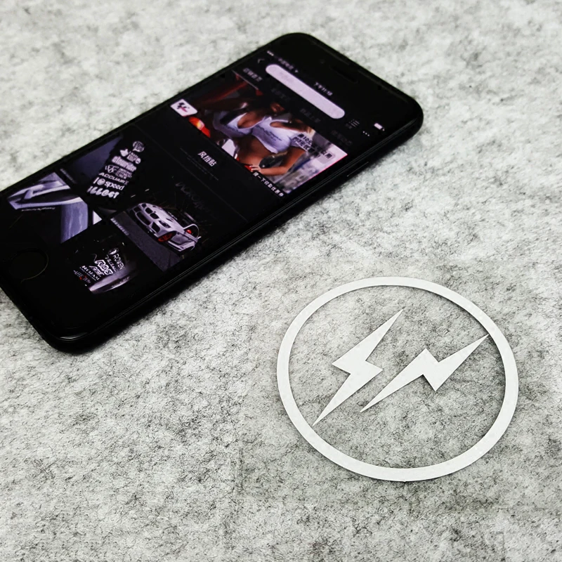 S093 защитные светоотражающие наклейки на мотоциклетный шлем NHD молния модные