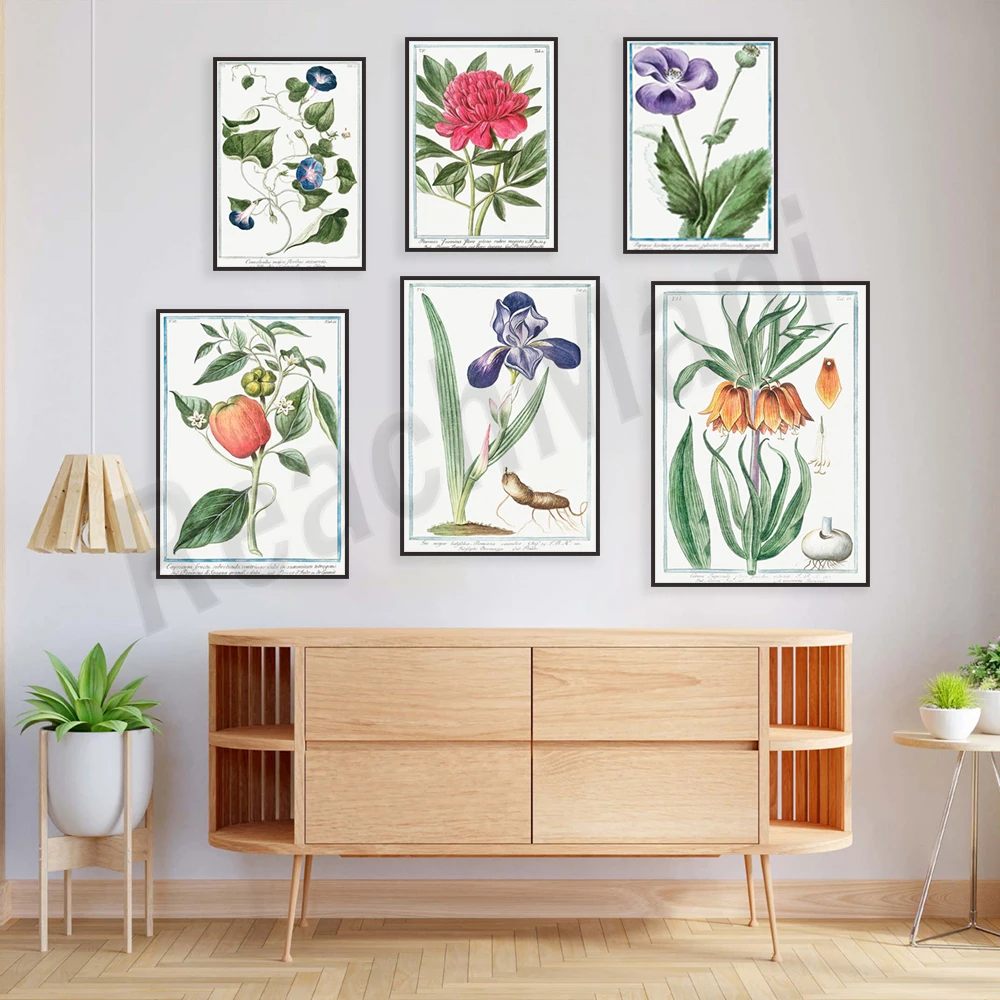 Римский сад Постер Джорджио бонелли лилии и нарцилы гвоздики биндавские