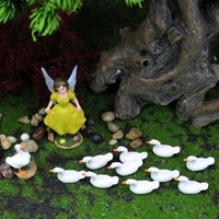 40hot 1 set fairy figurine hand crafted artistic resin cake topper fairy sculpture with hedgehog for office