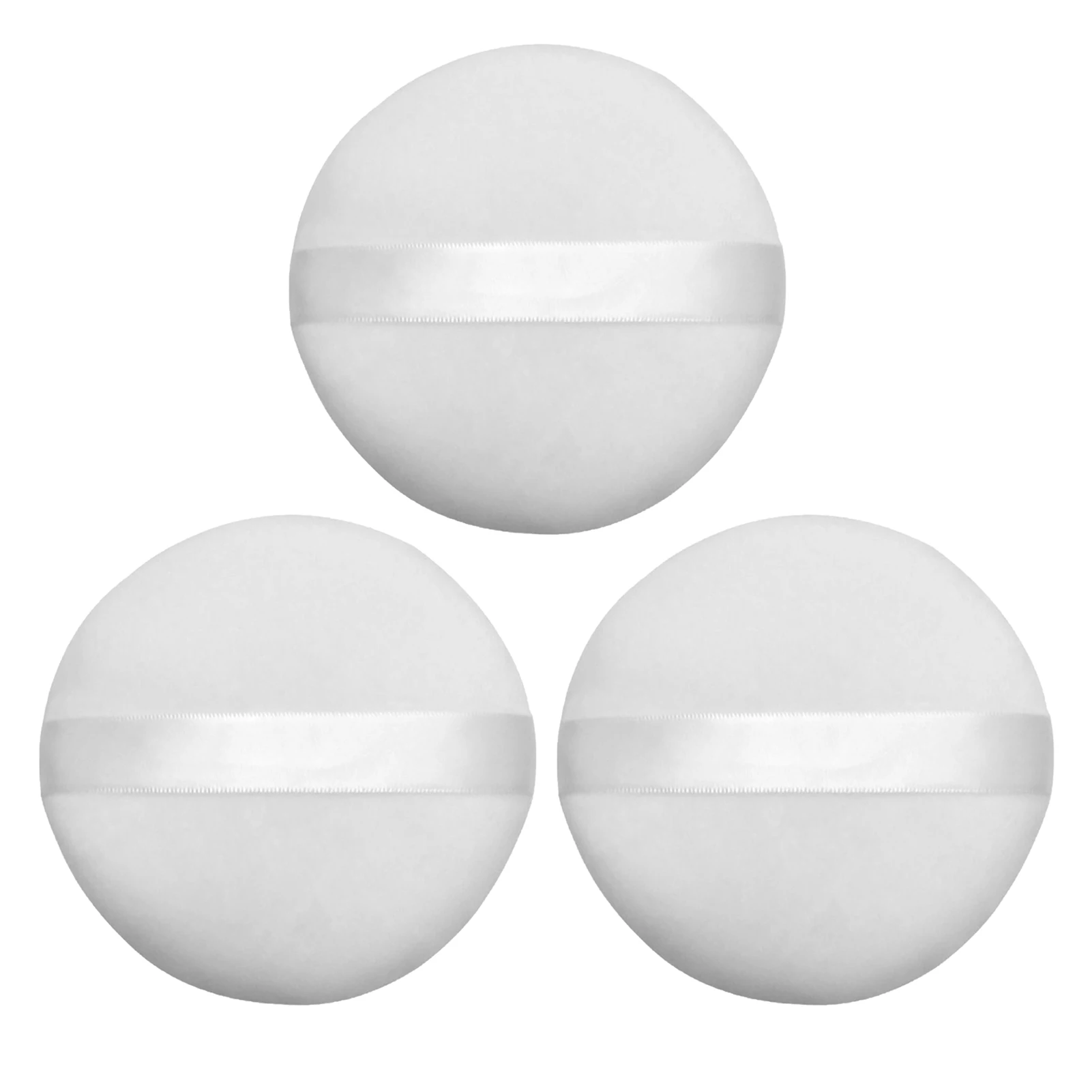 

3 шт., многоразовые мягкие губки круглой формы для макияжа