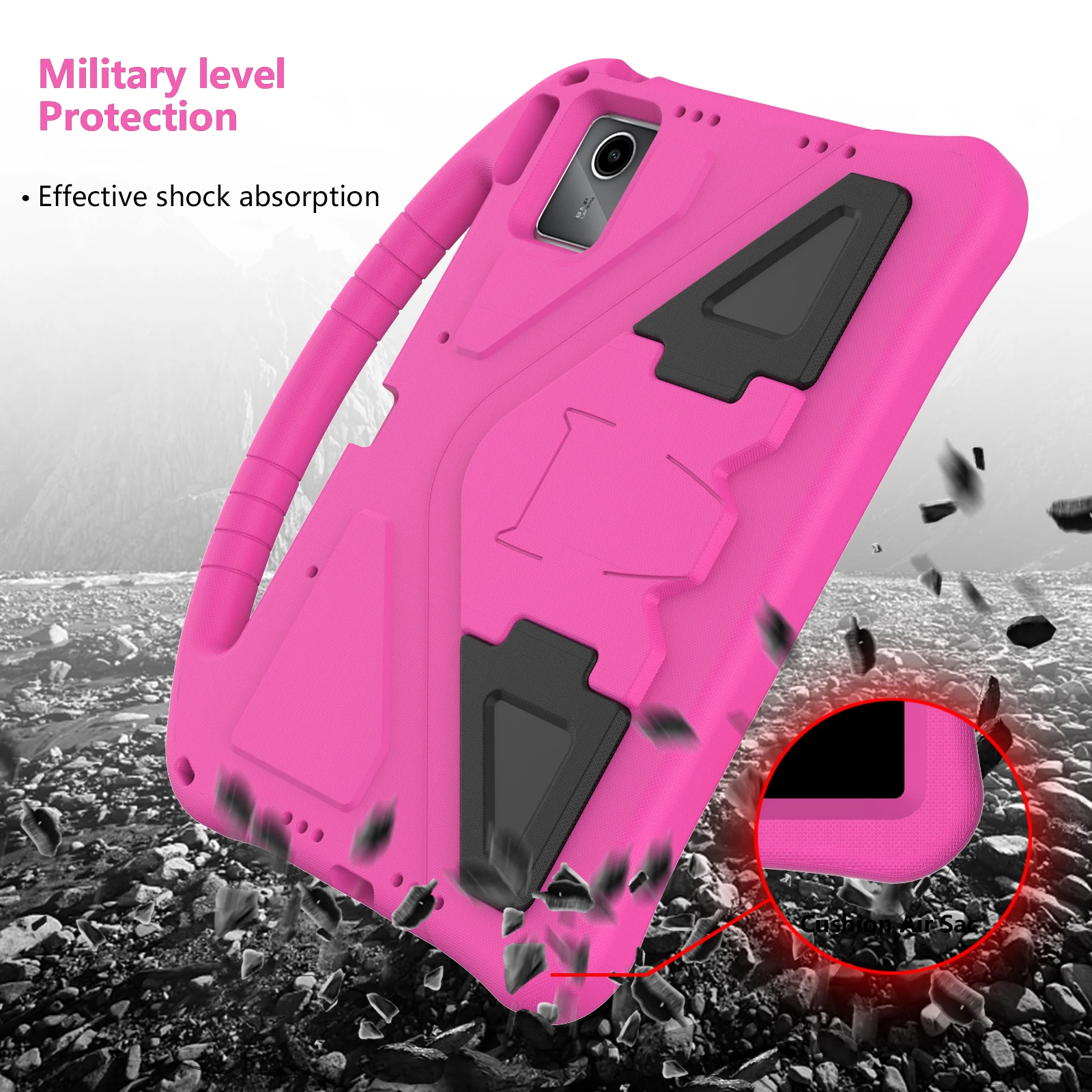Фото Чехол из пенопласта EVA для Lenovo ldea Tab Plus 12,1 дюйма, 2025 г., детская безопасность, портативный планшетный ПК, противоударный протектор, Лидер продаж №4