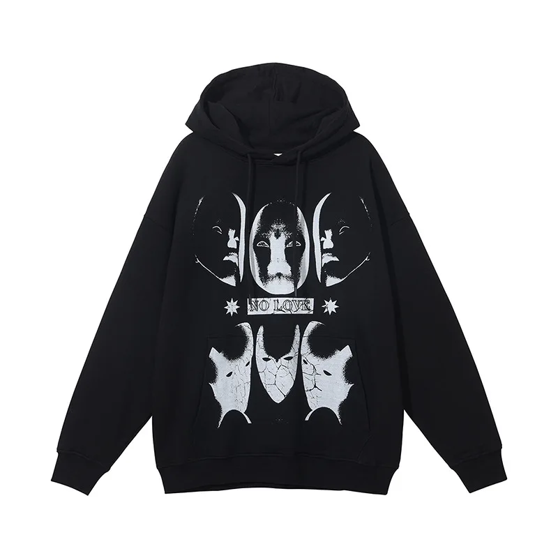

Men's 2022 Autumn Clothing Hoodie New Product Digital Printing Terry Men's Sweater Darkness Fashion Brand Regular Men's Hoodies