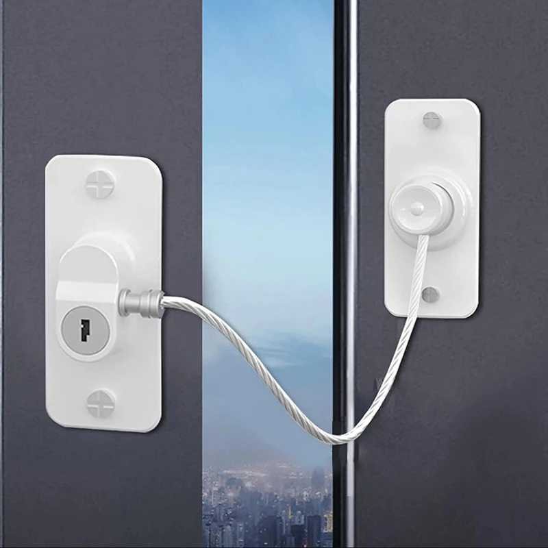

Baby Child Safety Lock Window Refrigerator Opening Security Cable Door Lock For Kids Safety Protector Protection Child Safety