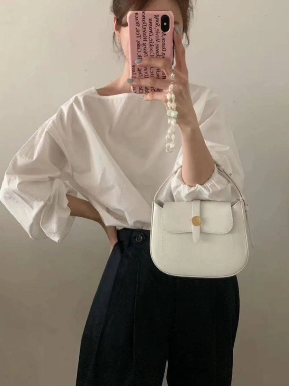 Винтажная Изысканная Повседневная универсальная сумка через плечо с защелкой