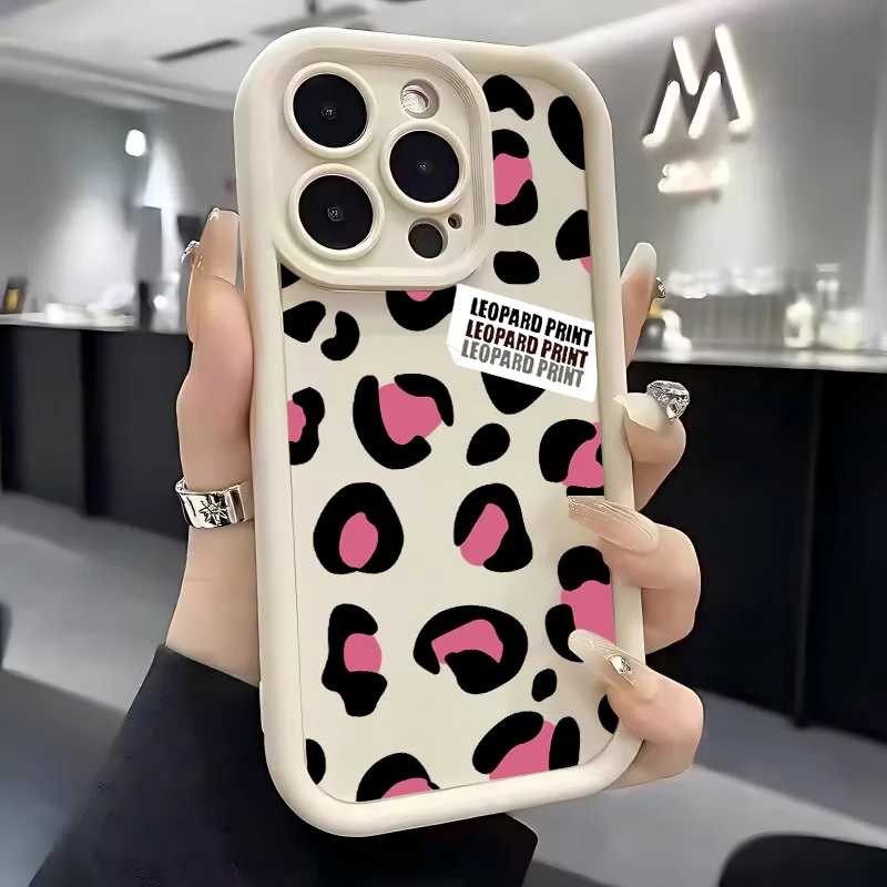 Чехол для телефона с леопардовым принтом Vivo Y28 Y03 Y17s Y19s Y100 Y78 Y36 Y27 Y16 Y77 Y75 Y35 Y22s Y02 Y72 Y76