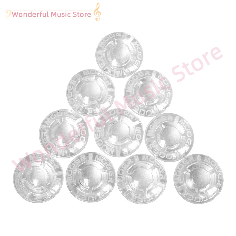 

10pcs Mooer SHROOMS Footswitch Toppers Candy Plastic Bumpers Electric Guitar Effects Pedal Protector
