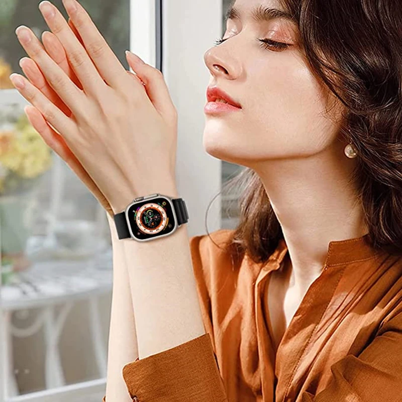 Alpine loop band For Apple watch strap 49mm 44mm 40mm 45mm 41mm 42mm 38mm 44 mm bracelet iWatch Ultra series 7 6 5 se 8 41 45 mm