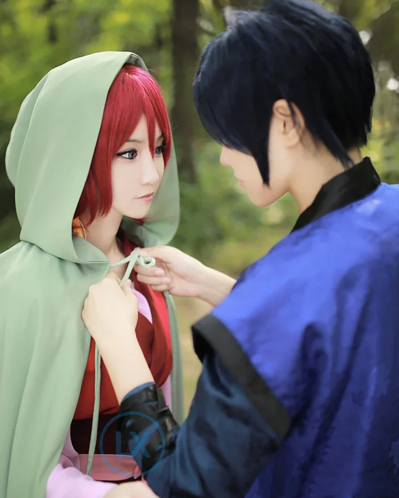 Аниме Akatsuki no Yona платье принцессы of the Dawn плащ женский костюм для косплея полный