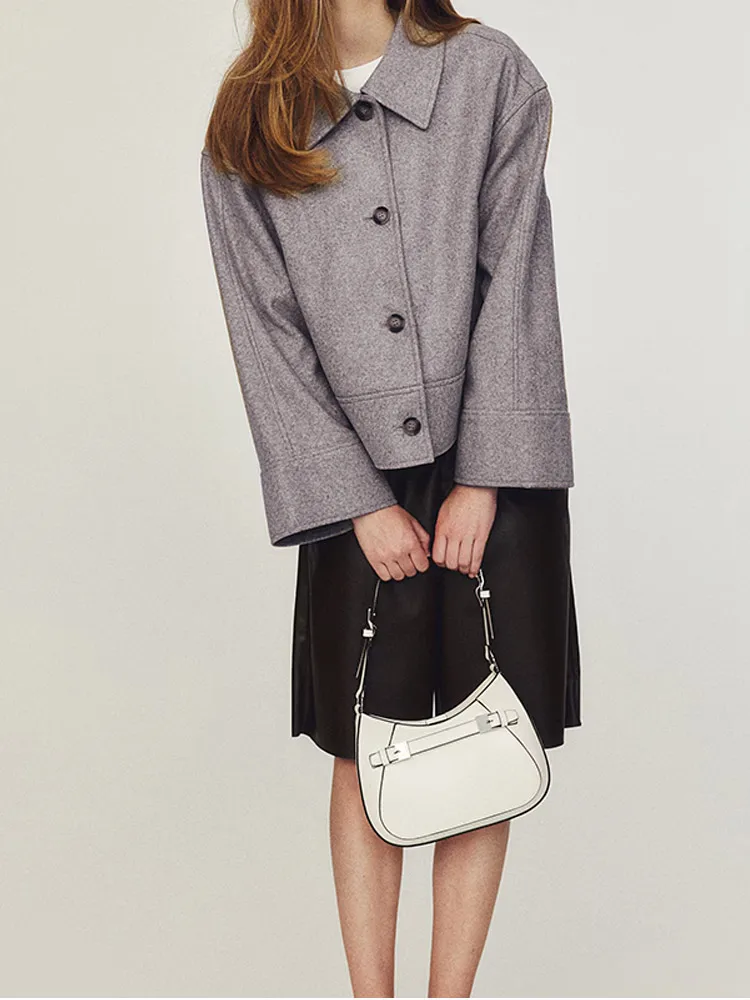 Модная однобортная Женская куртка с отложным воротником повседневные женские