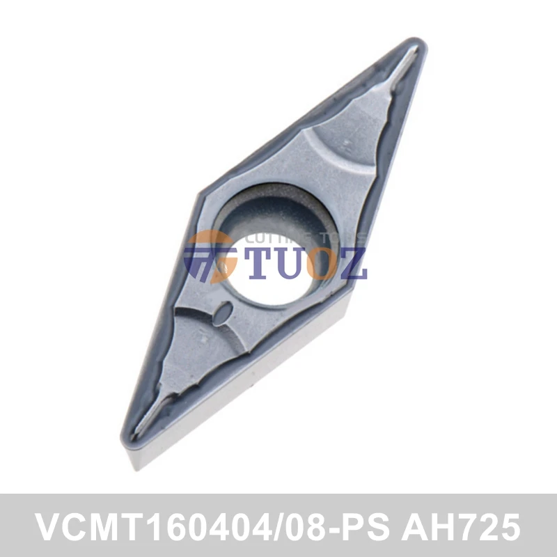 

100% Original VCMT160404-PS VCMT160408-PS AH725 Carbide Insert VCMT 160404 160408 -PS VCMT1604 CNC Lathe Cutter Turning Tools