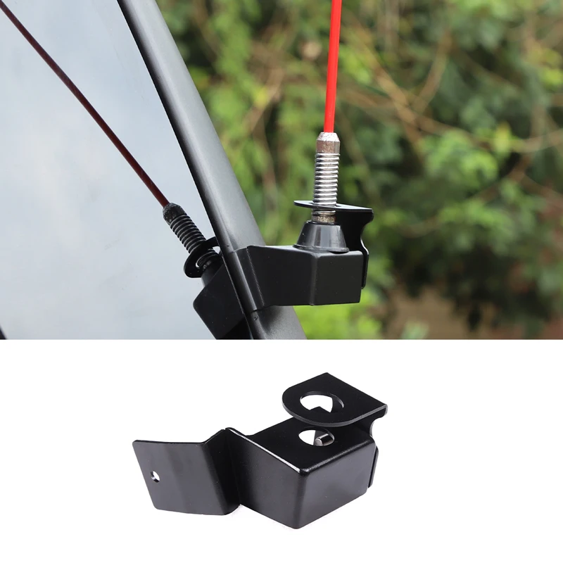 

carbon steel Car Rear Door Radio Antenna Bracket Base Exterior modified For Land Rover Freelander 2 2007-2015 Car Accessories