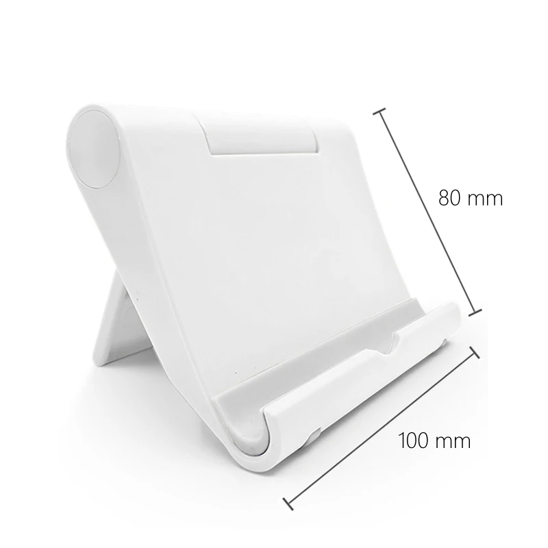 Mobile Phone Desk Stand 7 Colors Phone Holder Tripod Plastic Adjustable Foldable Universal Non-slip Phone Table Holder Stand