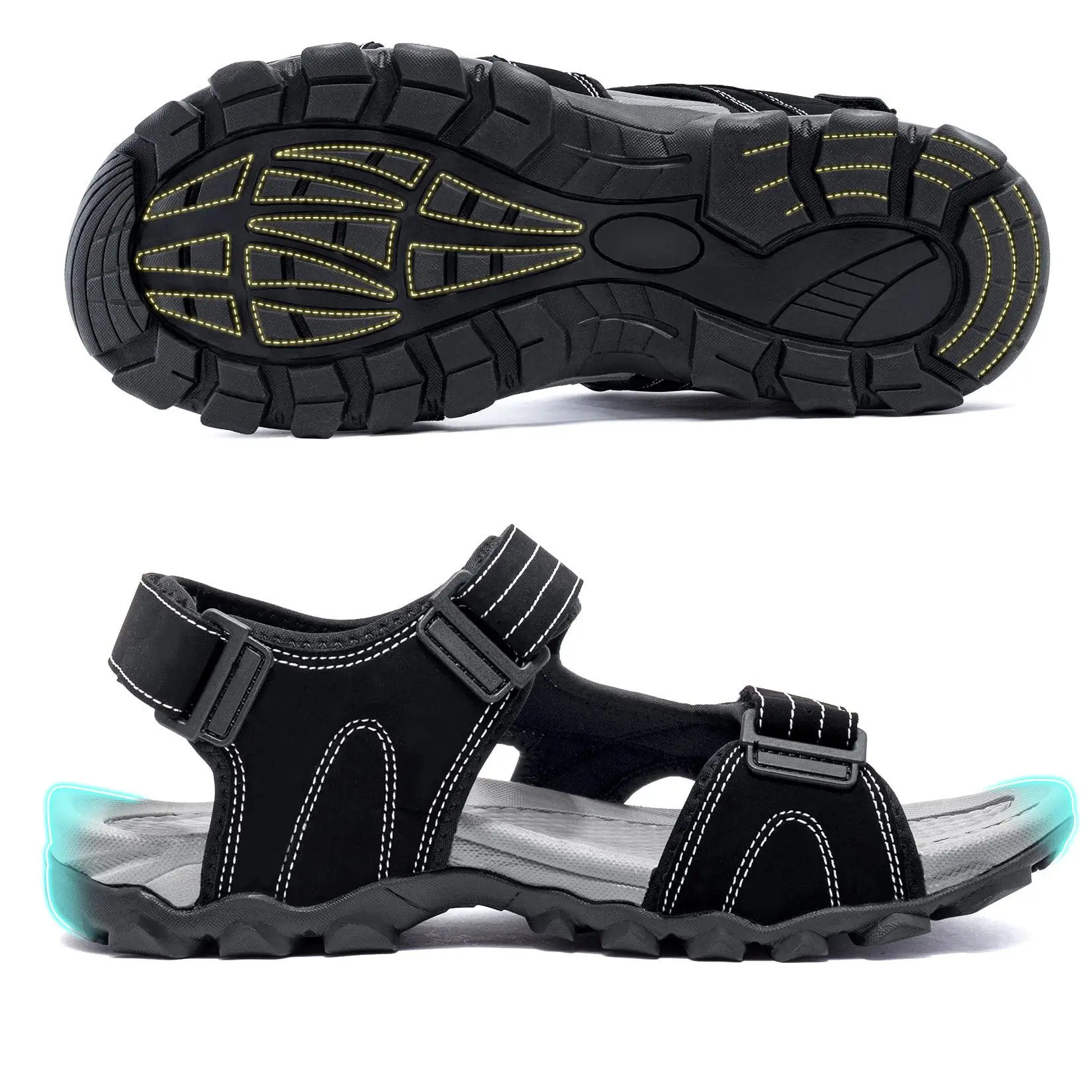 Зручные походные сандалии GOLDEN CAMEL для мужчин водонепроницаемые спортивные