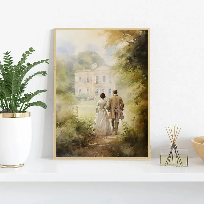 Плакат Настенное Искусство Гордость И Предубеждение Винтаж Елизабет Бинет