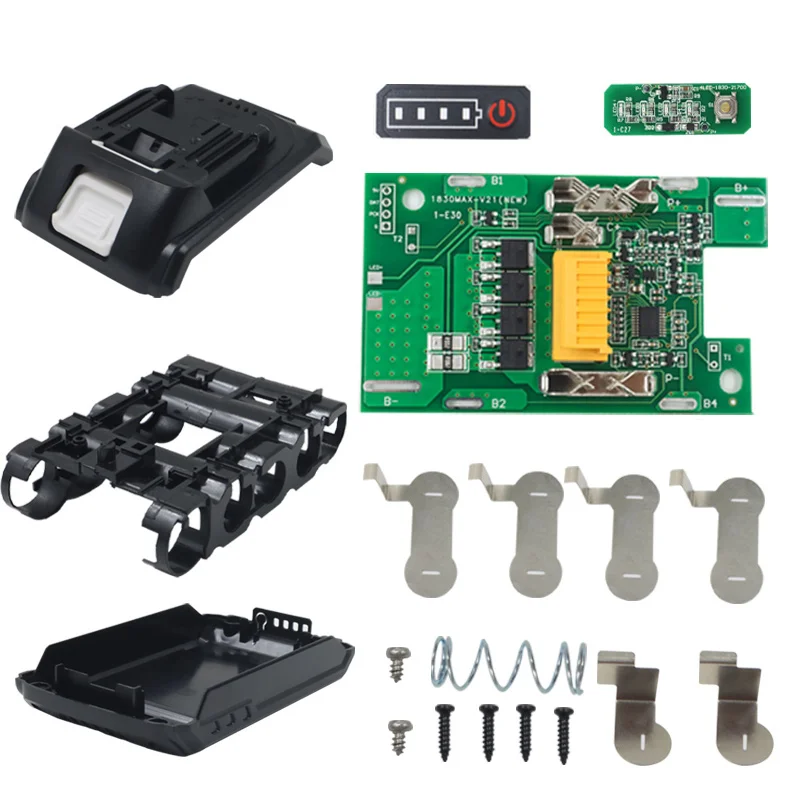 Чехол для литий-ионной батареи BL1815 5X21700 защитная печатная плата светодиодный