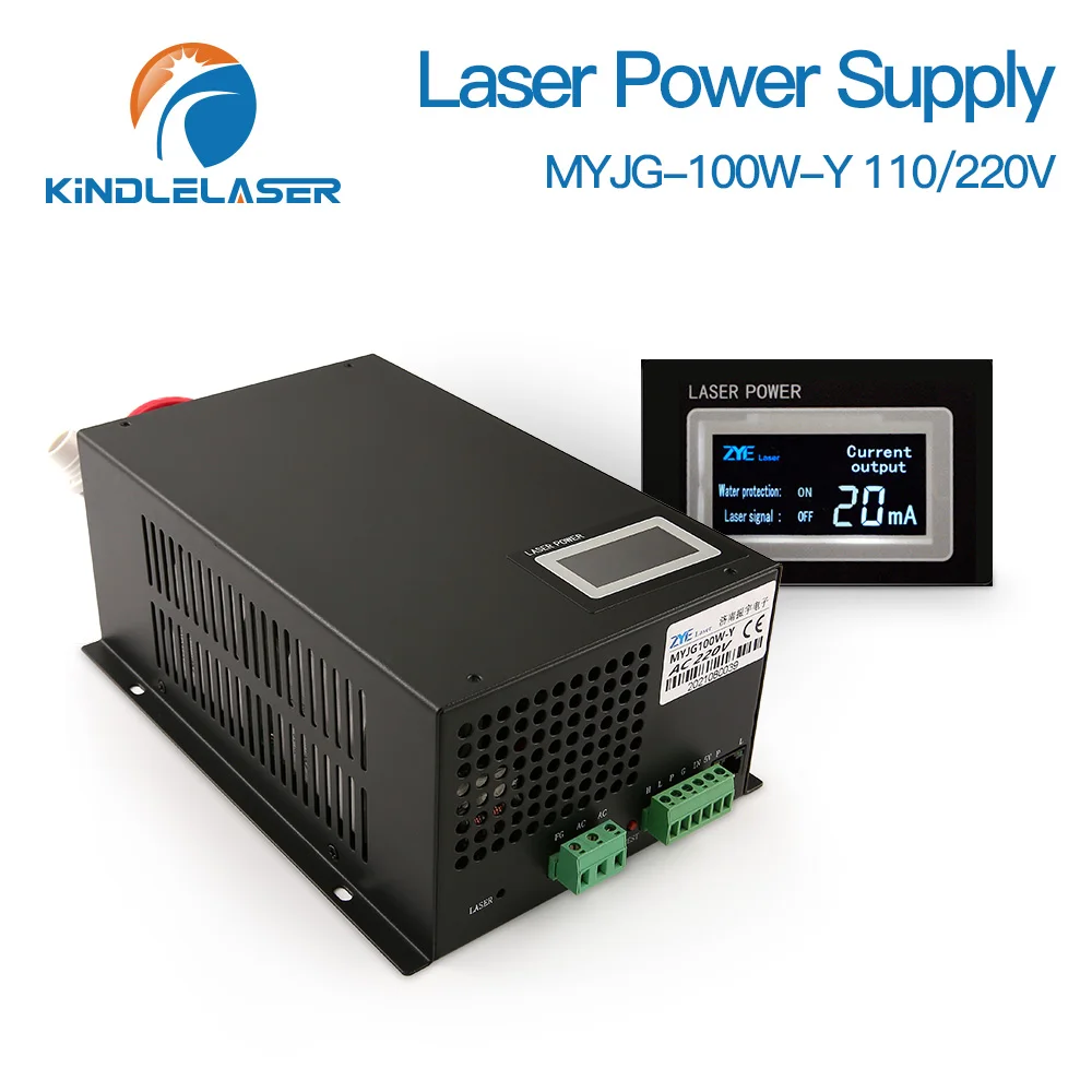 KINDLELASER 80-100W CO2 Laser Power Supply for CO2 Laser Engraving Cutting Machine MYJG-100W Category enlarge