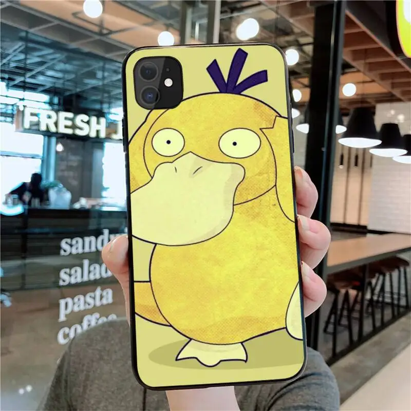 Чехол для телефона Pokemon Psyduck iphone 13 12 11 Pro Max Mini XS 8 7 6 6S Plus X 5S SE 2020 XR |
