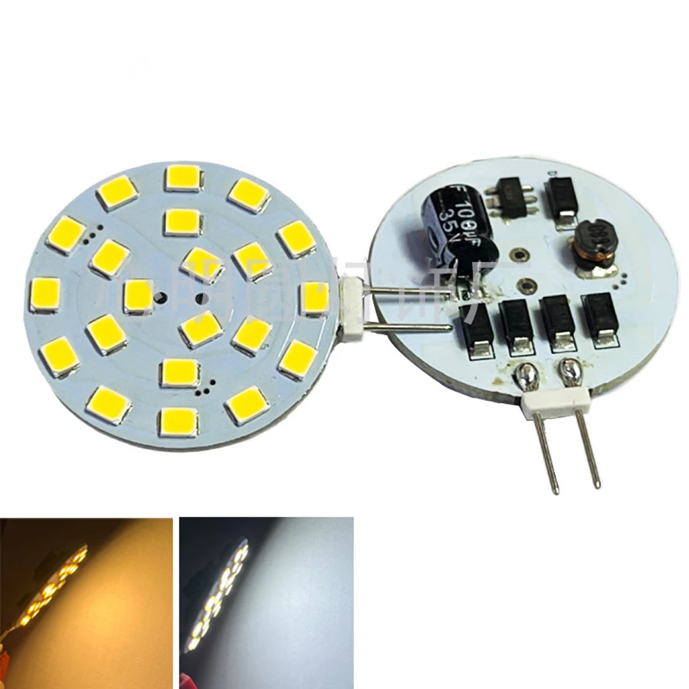 10 шт. светодиодных ламп G4 ACDC 1224В, 21 светодиод 2835 SMD, лампы-кукурузки для люстр и светильников, 5050SMD, точечные светильники, холодныйтеплый белый свет (art.: 3920d9876cd08) - 3920d9876cd08