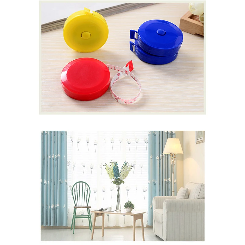 1 шт. Выдвижная мини-линейка диаметром 150 см