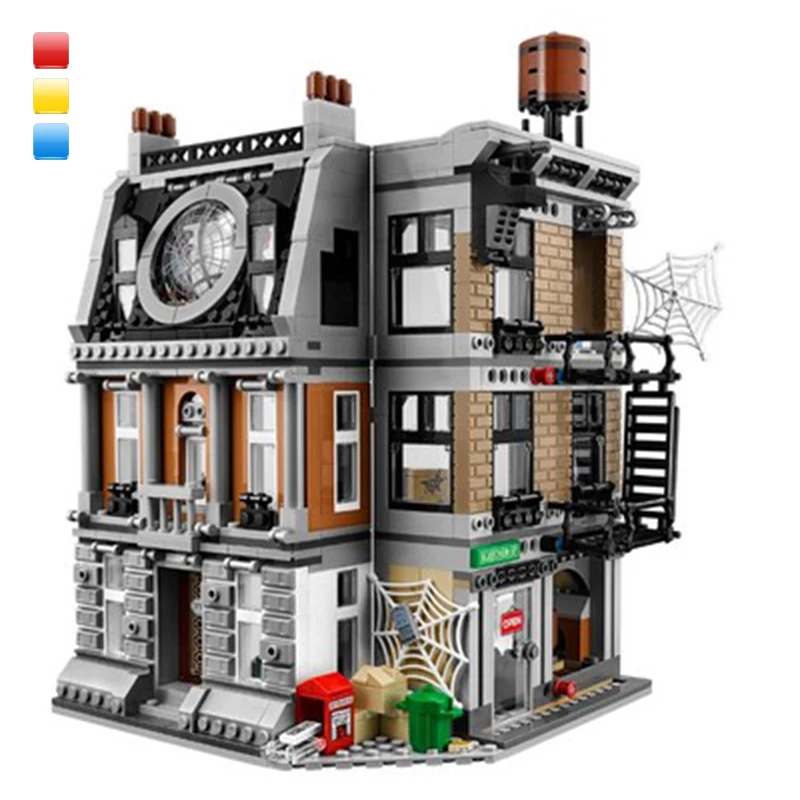 

Super Heros Series The Sanctum Sanctorum Showdown Building Blocks with Figures Creator Expert Architecture Model Bricks DIY Toys