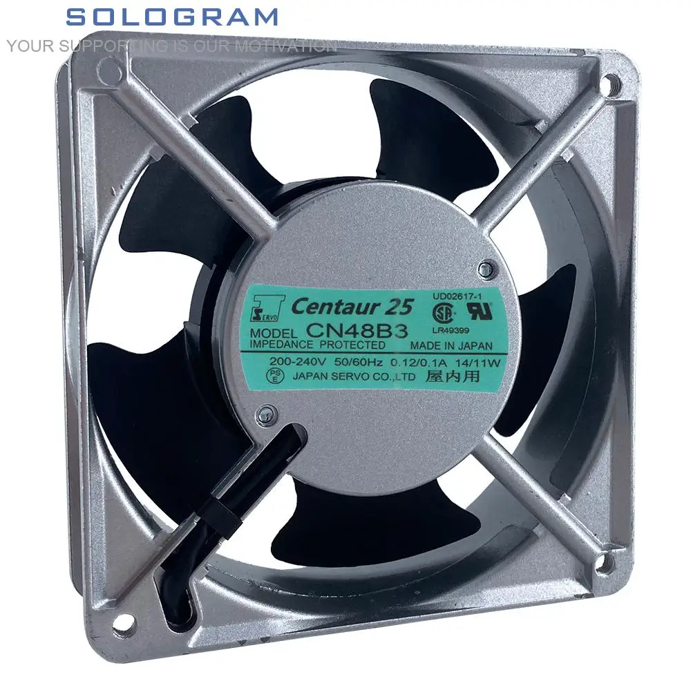 

1 шт. фирменный вентилятор wew для сервопривода CN48B3 12038 12 см 200 ~ 240 В 14/11 Вт 0,12/а Гц, обменный охлаждающий вентилятор в серебряной коробке