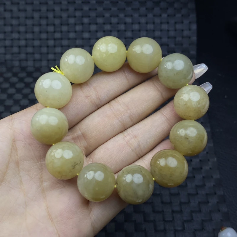 Hetian Jade Qiemo сахарный браслет для мужчин и женщин простой из натурального нефрита с