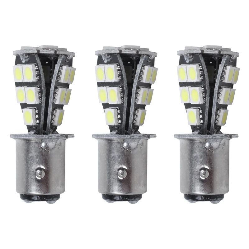 

3X 1157 P21W BAY15D 5050 18 SMD LED Tail Brake Stop Light Bulb White