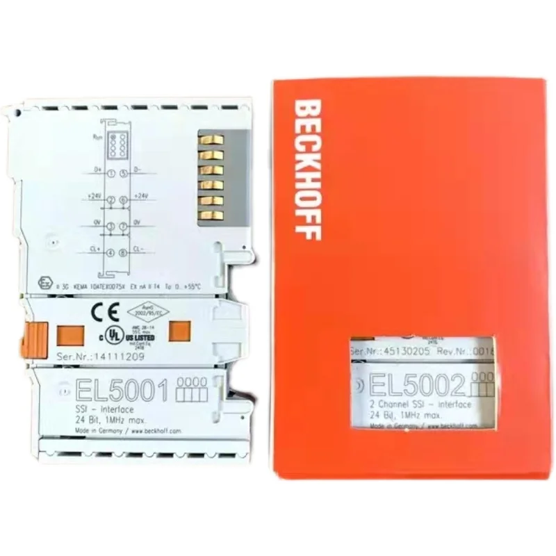 Новый немецкий модуль Beckhoff EL7047 EL6002 EL6022 EL3008 EL6601 EL4132