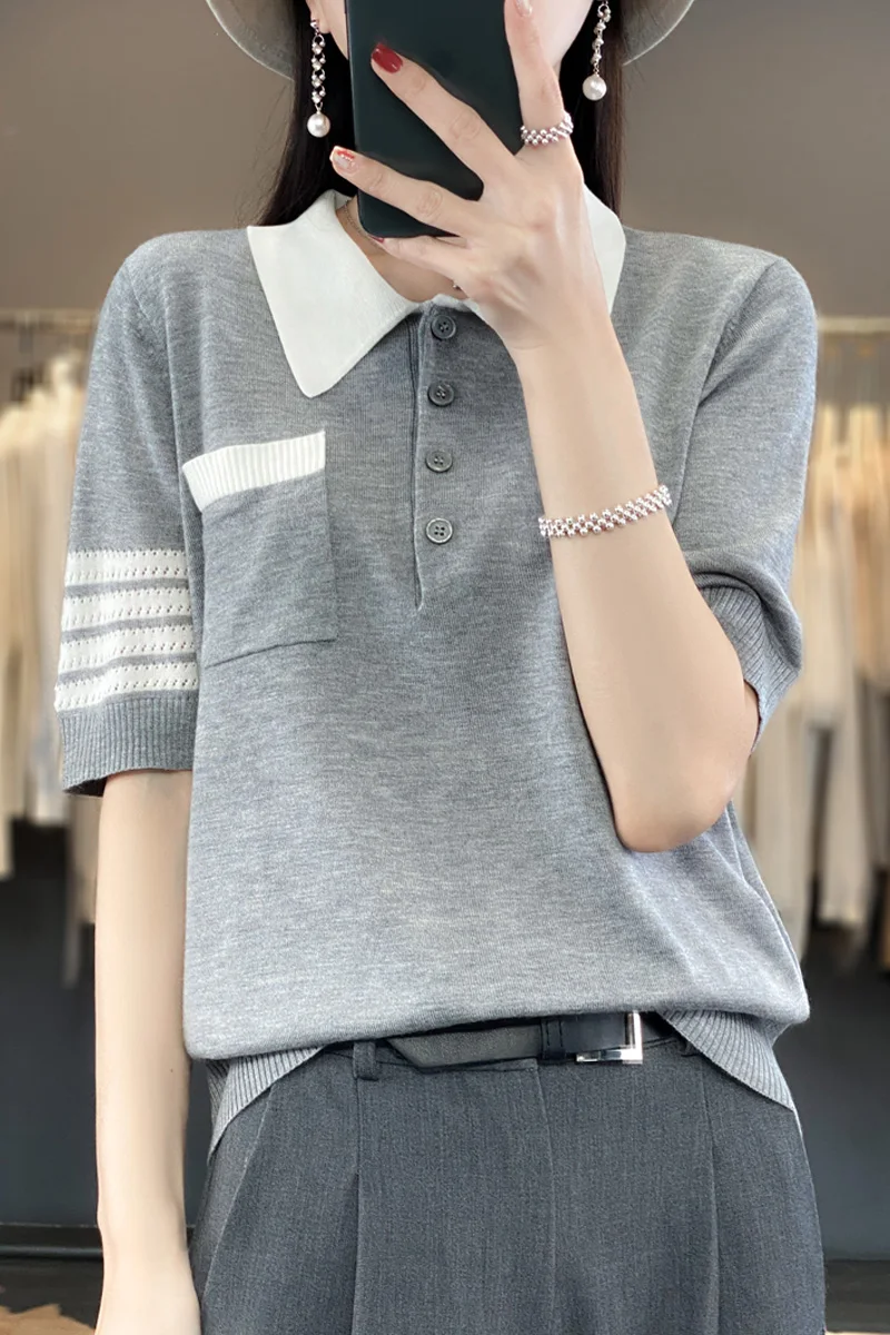 

Y2k Clothes Tops Graphic Knit T Shirts Women Cothing 2023 Summer Clothes For Womens Kawaii Harajuku Korea Fashion Short Sleeves