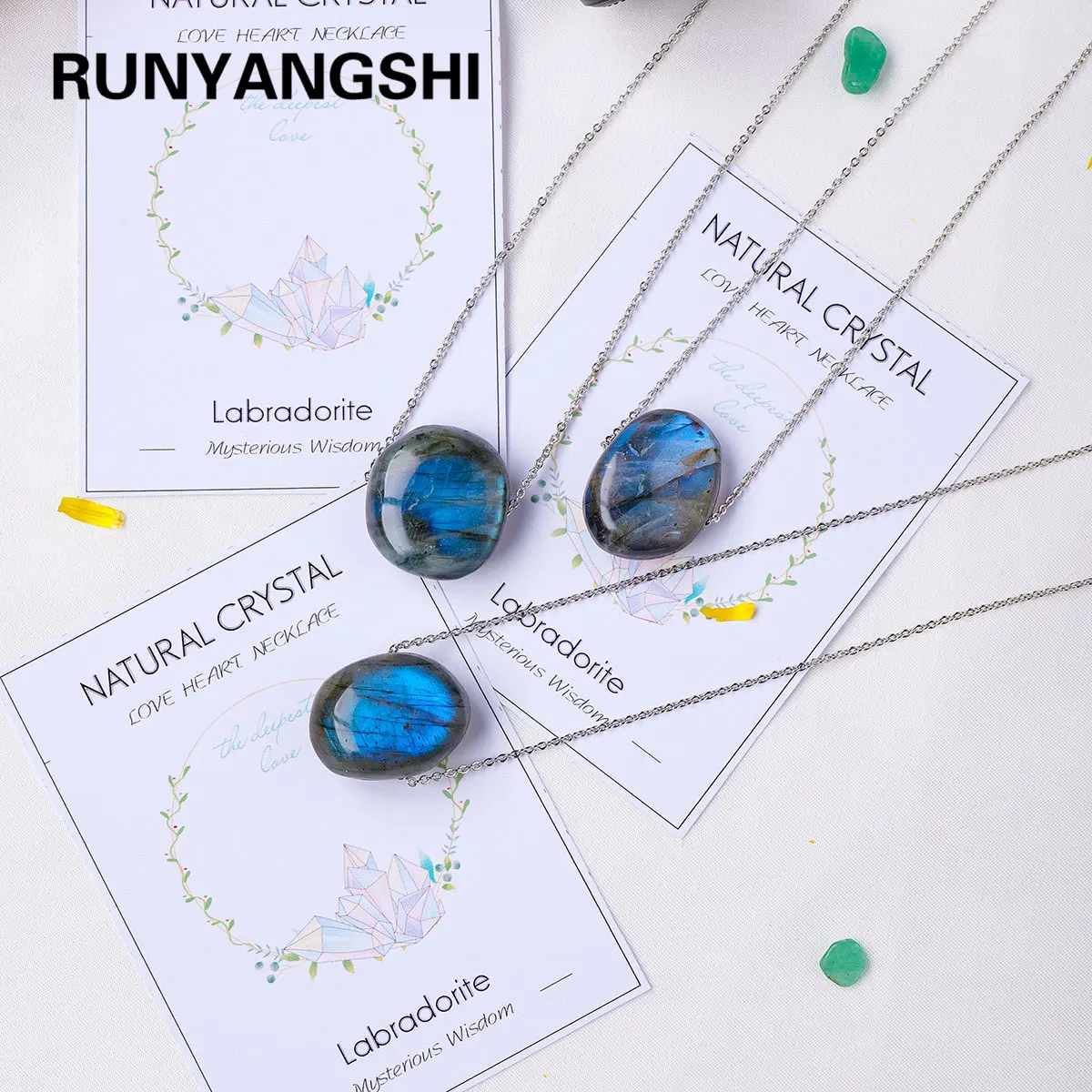 1 шт. красивый натуральный хрустальный камень текущий синий цвет лабрадорит