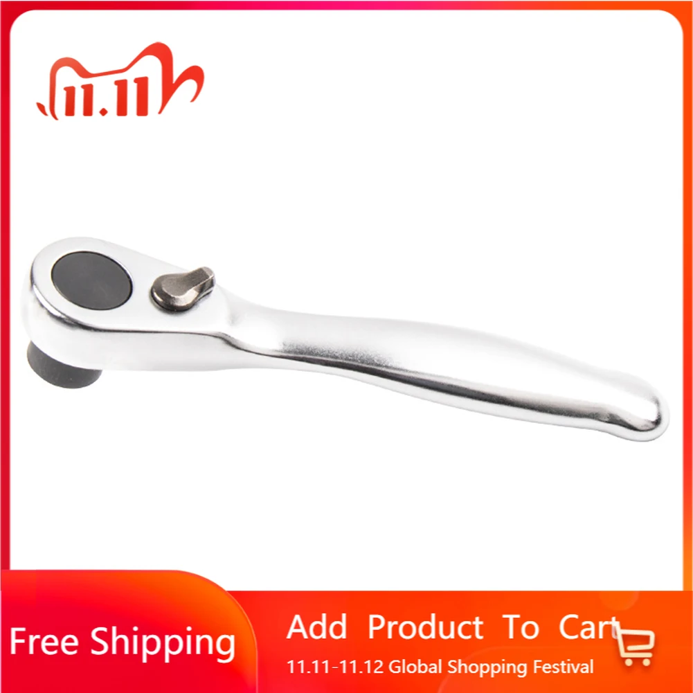 

1/4\" (6.35mm) 72-Tooth 1/4 Mini Ratchet Screwdriver Handle Bit Interface multi tool home improvement multitool