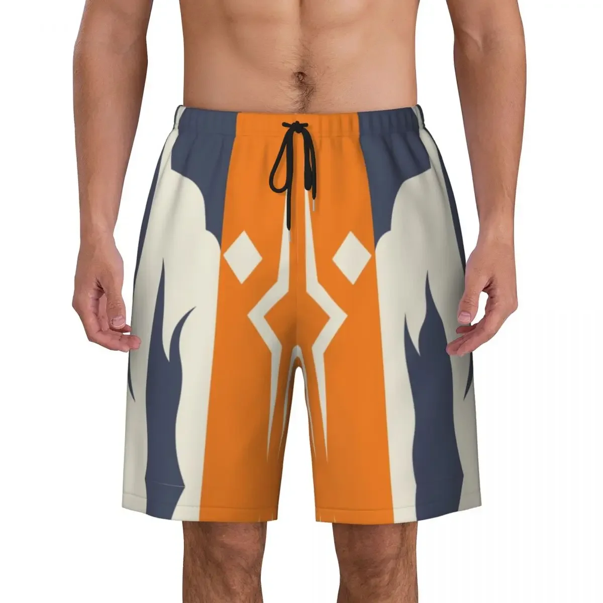 Мужские плавки Fulcrum Ahsoka Tano с принтом быстросохнущая пляжная одежда пляжные шорты